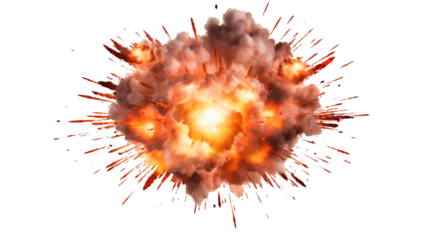 an explosion of fire, bomb, blast, riots, explode smoke