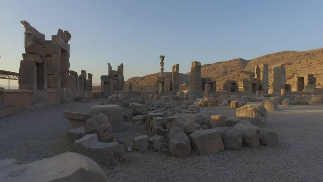 The site of Persepolis Marvdasht Iran