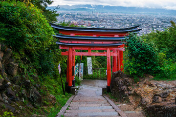 Fushimi Inari Top landscape, Kyoto Japan