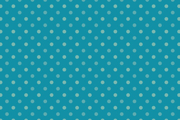 blue Polka Dots Repeat Background
