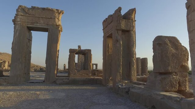 Tachara  palace of Darius in Persepolis Marvdasht Iran