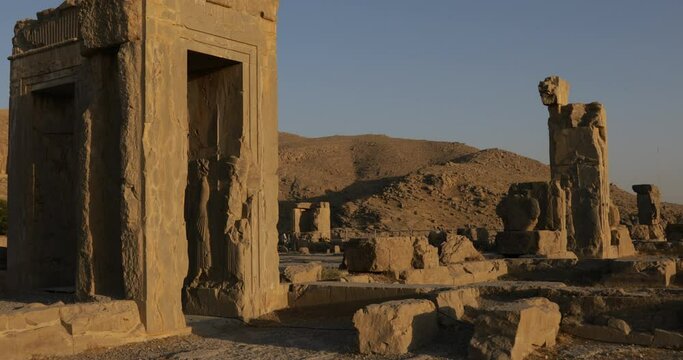 Tachara  palace of Darius in Persepolis Marvdasht Iran