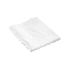 Blank Folded T-Shirt Mockup isolated on a White Background
