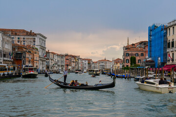 Fototapeta na wymiar Gran canal de Venecia