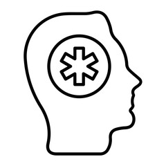 Medical Care Line Icon