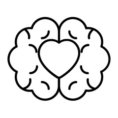 Brain Line Icon