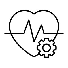 Heart Refresh Line Icon