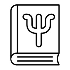 Therapy Book Line Icon
