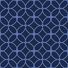 Fototapeta premium Vector. Seamless mediterranean geometric pattern, ornamental swatches. Talavera template. Portuguese Azulejo. Turkish decoration. Moroccan mosaic. Spanish porcelain. Ceramic dishes, folk ornament.