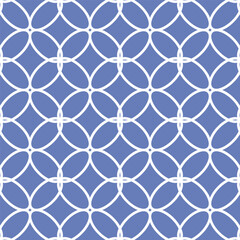 Fototapeta premium Vector. Seamless mediterranean geometric pattern, ornamental swatches. Talavera template. Portuguese Azulejo. Turkish decoration. Moroccan mosaic. Spanish porcelain. Ceramic dishes, folk ornament.