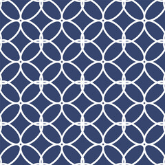 Naklejka premium Vector. Seamless mediterranean geometric pattern, ornamental swatches. Talavera template. Portuguese Azulejo. Turkish decoration. Moroccan mosaic. Spanish porcelain. Ceramic dishes, folk ornament.