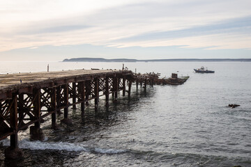 pier in the sea