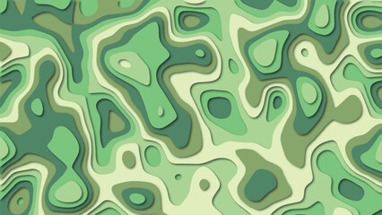 Color Contour Map Background