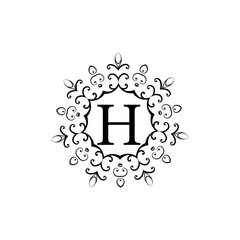 Premium Alphabet Logo H