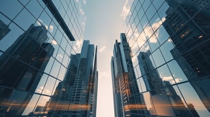 Fototapeta premium Skyscraper Generative AI