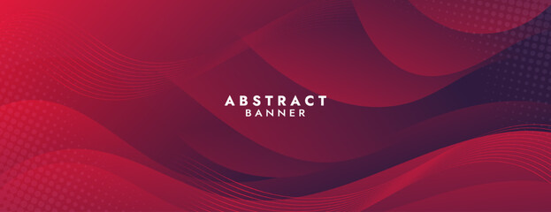 Abstract Gradient red liquid background. Modern background design. Dynamic Waves. Fluid shapes composition. Fit for website, banners, brochure, posters