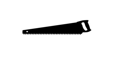 Säge, Porenbetonsäge Silhouette