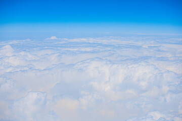 Naklejka premium Flying - Flying Above the Clouds