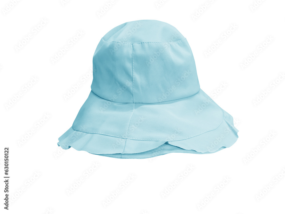 Canvas Prints blue bucket hat PNG transparent