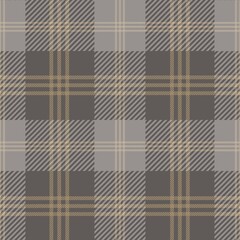  Tartan seamless pattern, brown and grey can be used in fashion design. Bedding, curtains, tablecloths