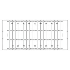 american football field icon vector © Ida