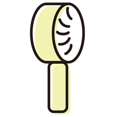 携帯用ミニ扇風機（ハンディファン）のイラスト