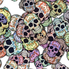 Skull_colorfull Pattern