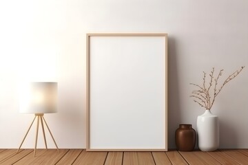 Sophisticated Blank Frame Mockup, generative, ai