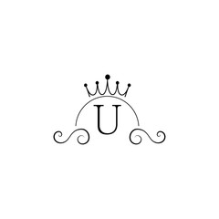 Royal Alphabet Logo U