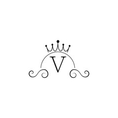 Royal Alphabet Logo V