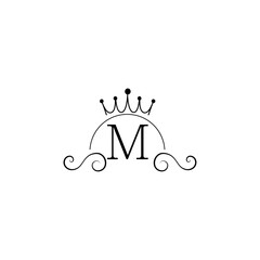 Royal Alphabet Logo M