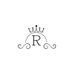 Royal Alphabet Logo R