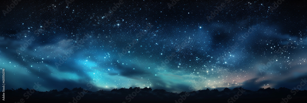 Sticker night sky background sky full of stars and galaxy background nebula universe abstract background mil