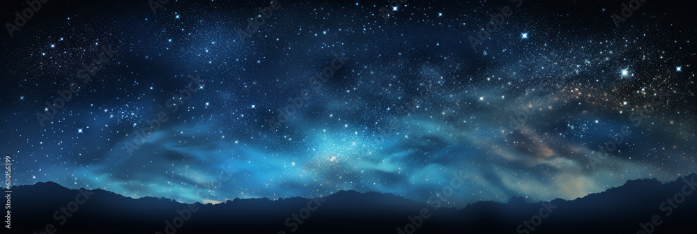 Sticker night sky background sky full of stars and galaxy background nebula universe abstract background mil