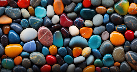 Fototapeta na wymiar Colorful stone background sea stone background pebbles background rock wall background colorful rock pebbles background