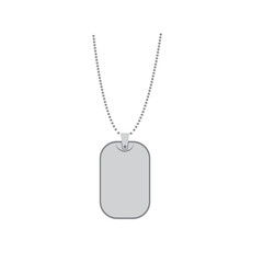Fototapeta premium Army dog tag