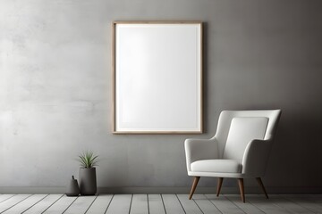 Inviting Interior Decor Mockup, generative, ai