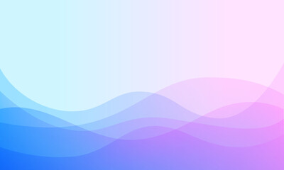 青からピンクの波型グラデーションの背景素材