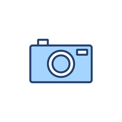 Camera icon vector. photo camera sign and symbol. photography icon.