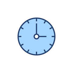 Clock icon vector. Time sign and symbol. watch icon