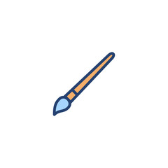 Paint icon vector. paint brush sign and symbol. paint roller icon vector