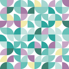 Trendy Geometric Minimalist Seamless Pattern for Textile, Wallpaper and Background.