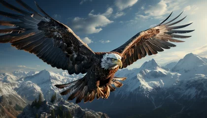 Muurstickers majestic eagle © Nova