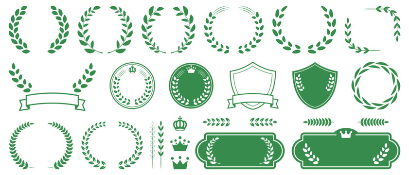 月桂樹のシンプルなランキング飾りセット