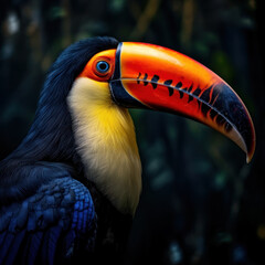 Tucan, Wildlife Photography, Generative AI