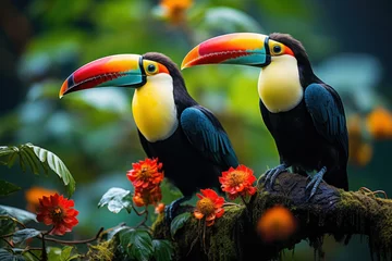 Printed roller blinds Toucan Tucan, Wildlife Photography, Generative AI