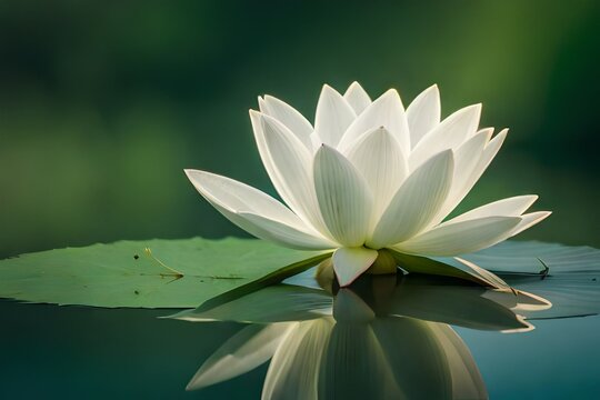  Unfolding the Secrets of the Lotus Flower"  Generated With AI Technology
 