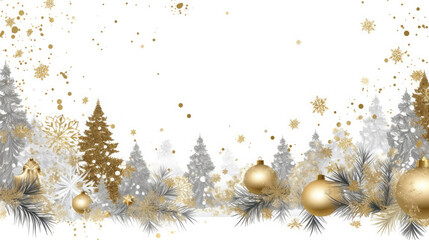 White background, illustration image, Happy New Year ,  HD, Generative Ai