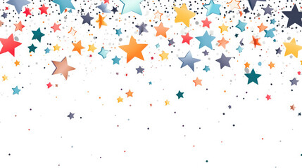 White background, illustration image, Happy New Year ,  HD, Generative Ai