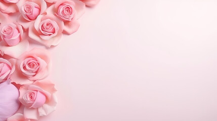 Rose background,  HD, Generative Ai